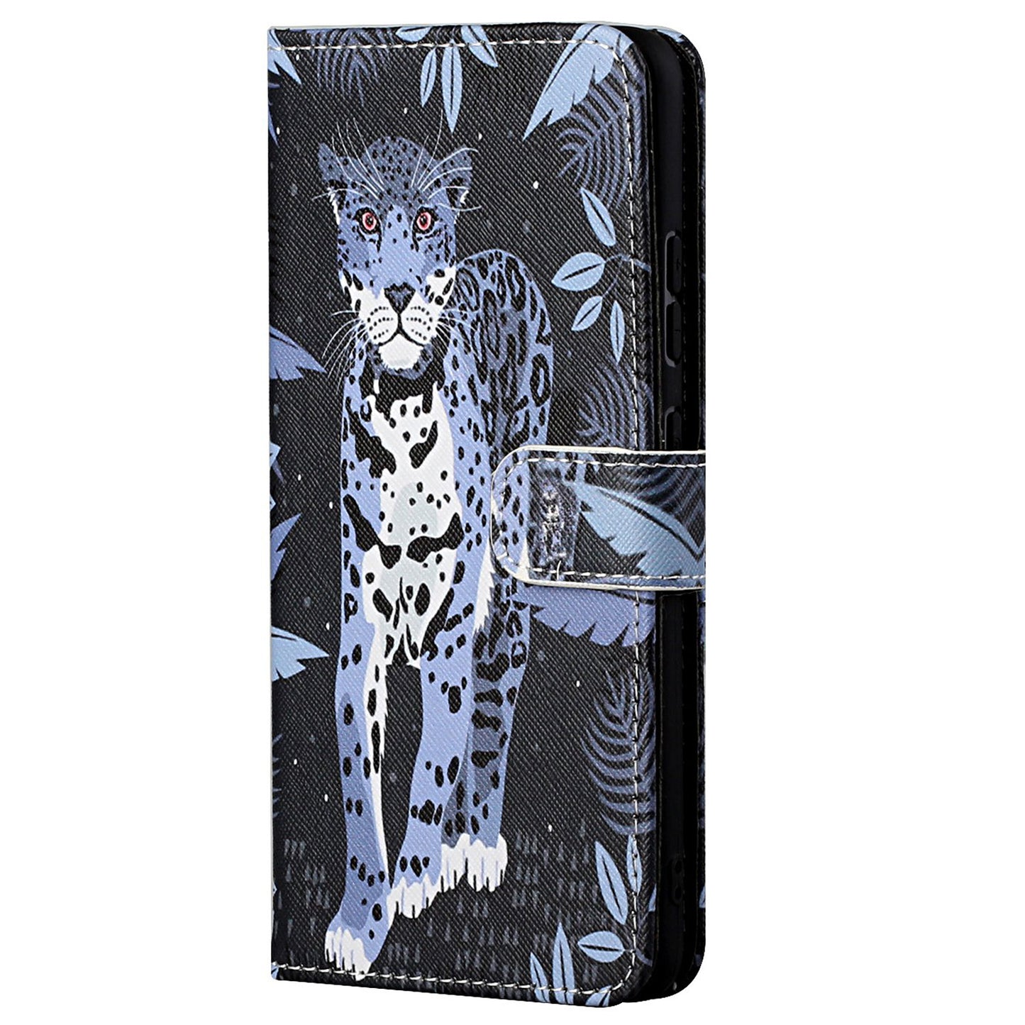 For Samsung Galaxy A13 4G 3D Pattern Printing PU Leather + TPU Phone Case Cross Texture Stand Wallet Protective Cover with Strap