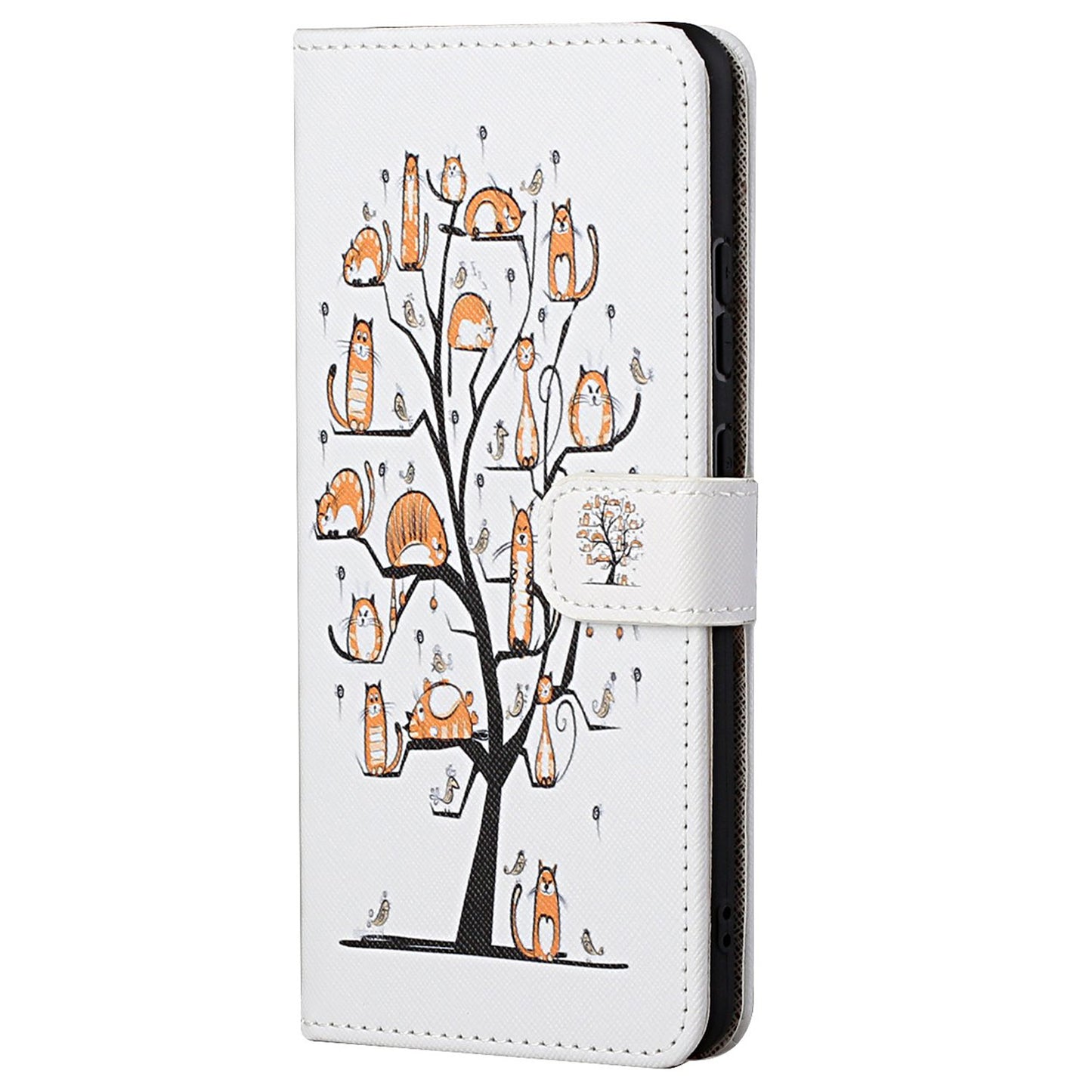 For Samsung Galaxy A13 4G 3D Pattern Printing PU Leather + TPU Phone Case Cross Texture Stand Wallet Protective Cover with Strap