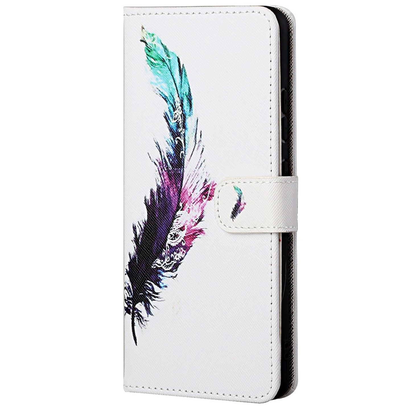 For Samsung Galaxy A13 4G 3D Pattern Printing PU Leather + TPU Phone Case Cross Texture Stand Wallet Protective Cover with Strap