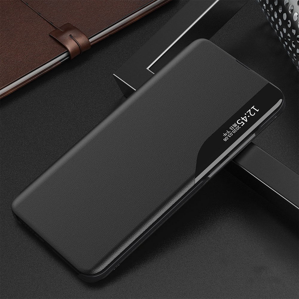 For Samsung Galaxy A53 5G View Window Magnetic Auto Closing Anti-fall PU Leather Flip Folio Phone Cover