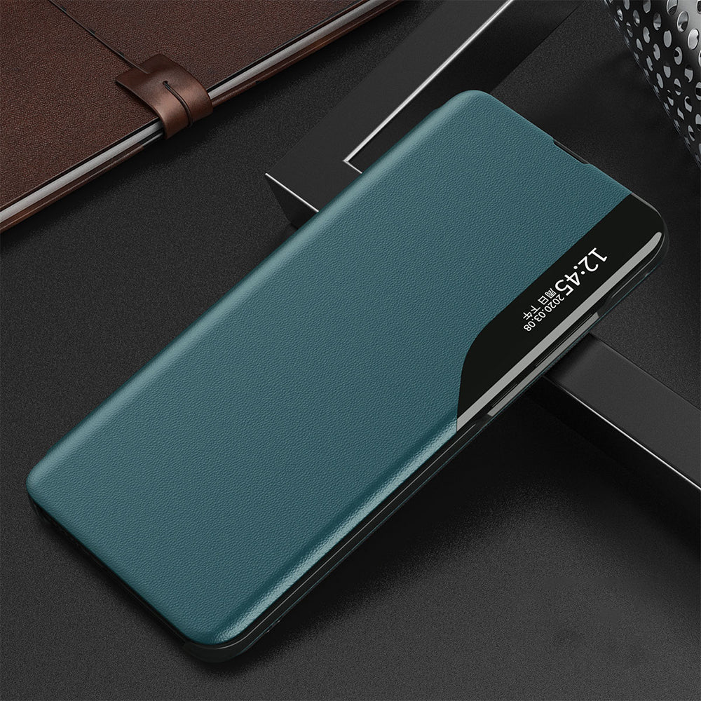 For Samsung Galaxy A53 5G View Window Magnetic Auto Closing Anti-fall PU Leather Flip Folio Phone Cover
