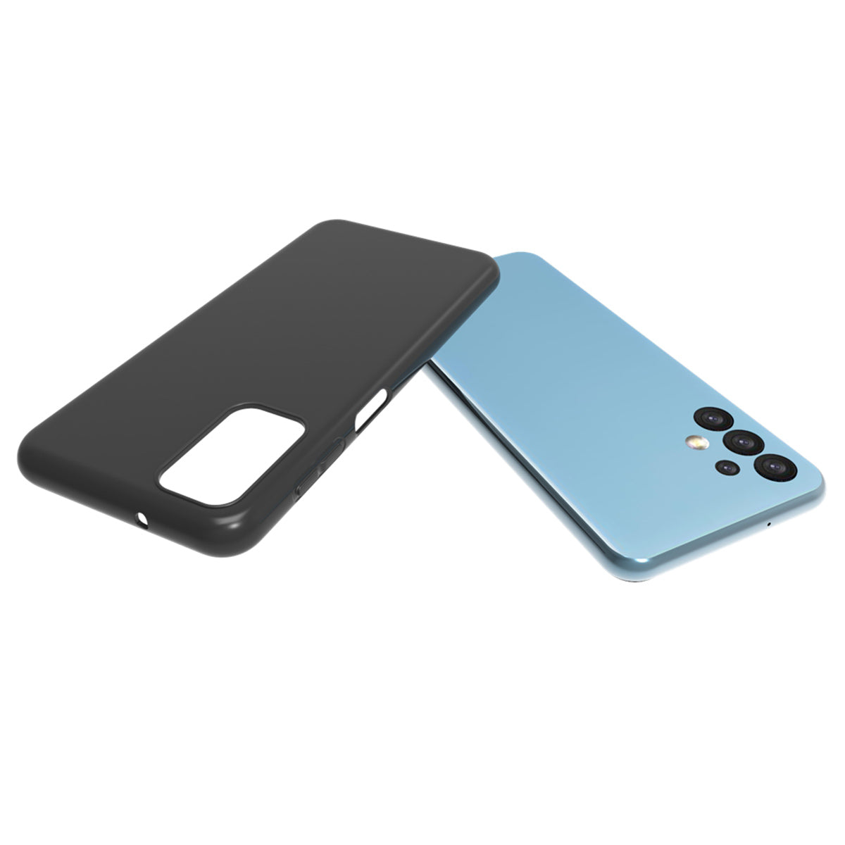 For Samsung Galaxy A13 4G 10Pcs/Pack Double-sided Matte Finish Mobile Phone TPU Case Protective Cover