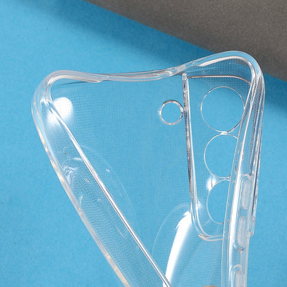 2.0mm Thick Soft Flexible TPU Precise Cut-out Transparent Back Case for Samsung Galaxy S22 5G