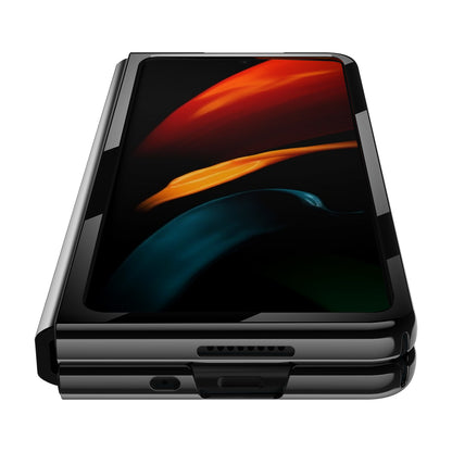 Glossy Drop-proof Well-protected Folding Hard PC Mobile Phone Case for Samsung Galaxy Z Fold3 5G