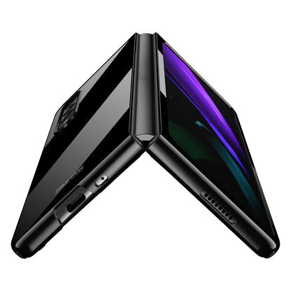 Glossy Drop-proof Well-protected Folding Hard PC Mobile Phone Case for Samsung Galaxy Z Fold3 5G