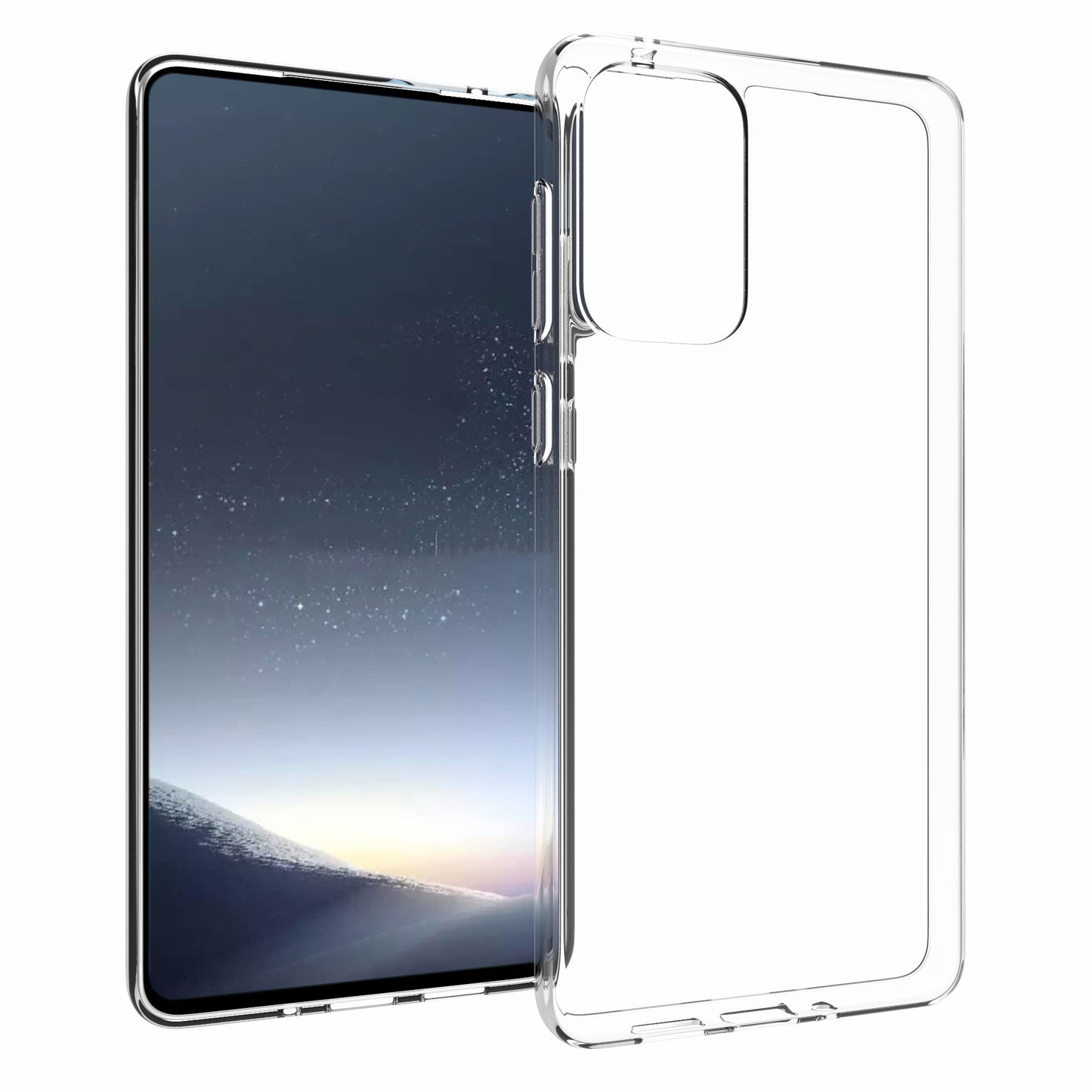 10Pcs/Pack Soft TPU Cover Inner Watermark-resistant Transparent Phone Case for Samsung Galaxy A73 5G