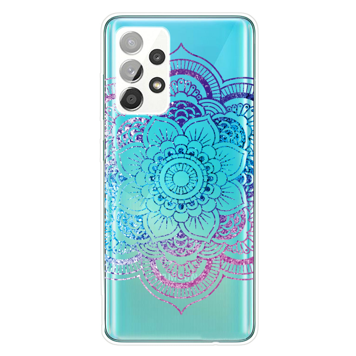 Mandala Pattern Printing Non-deformable TPU Phone Case Cover for Samsung Galaxy A52 4G/5G / A52s 5G