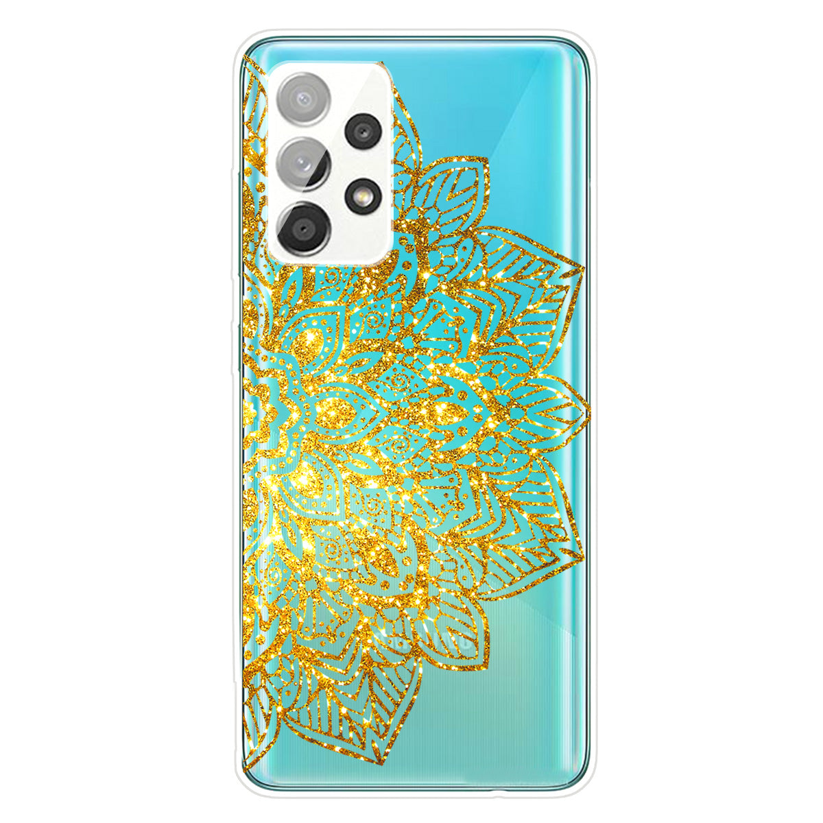 Mandala Pattern Printing Non-deformable TPU Phone Case Cover for Samsung Galaxy A52 4G/5G / A52s 5G