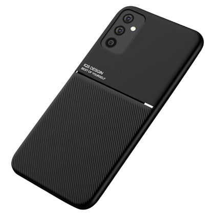 Imprinted Shockproof Phone Case TPU + PU Leather Coated Protective Cover for Samsung Galaxy M52 5G