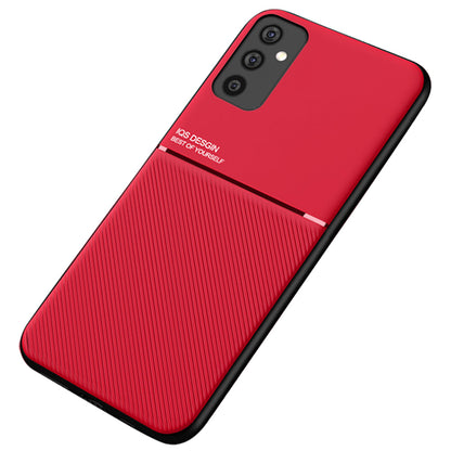 Imprinted Shockproof Phone Case TPU + PU Leather Coated Protective Cover for Samsung Galaxy M52 5G