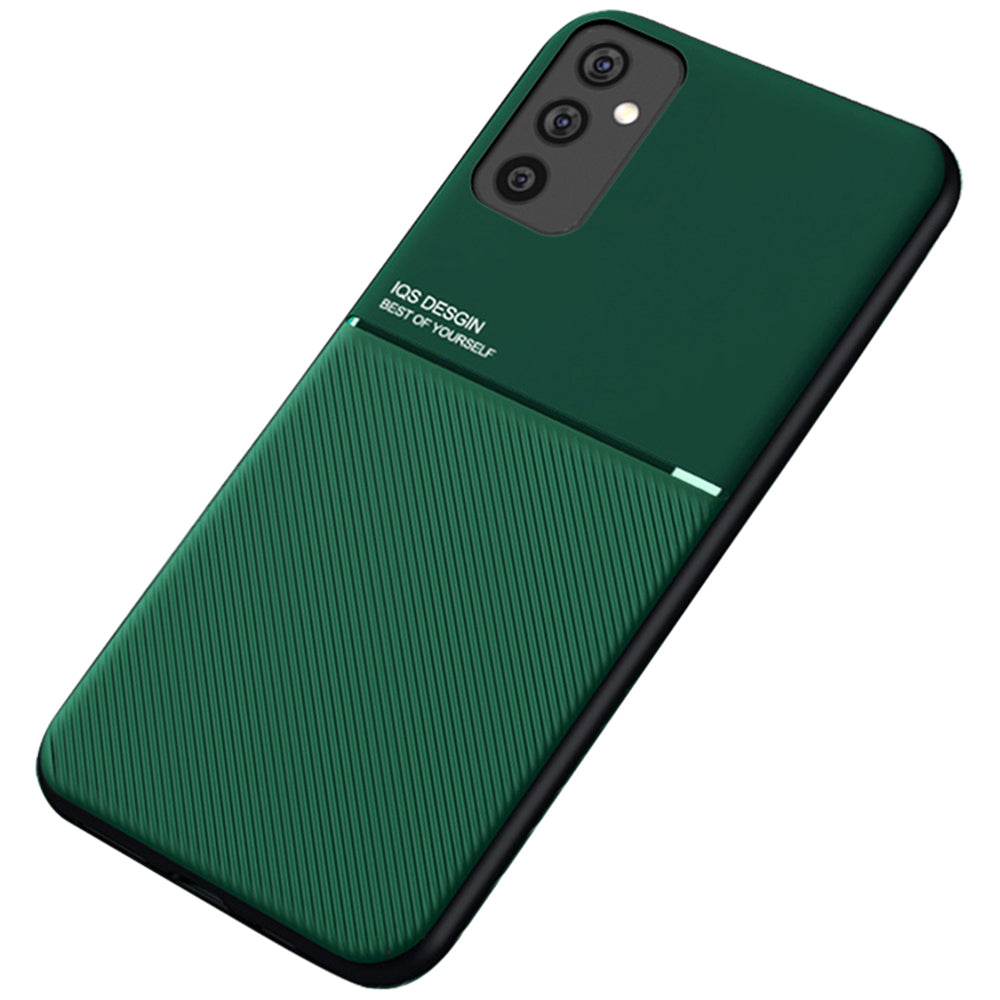 Imprinted Shockproof Phone Case TPU + PU Leather Coated Protective Cover for Samsung Galaxy M52 5G