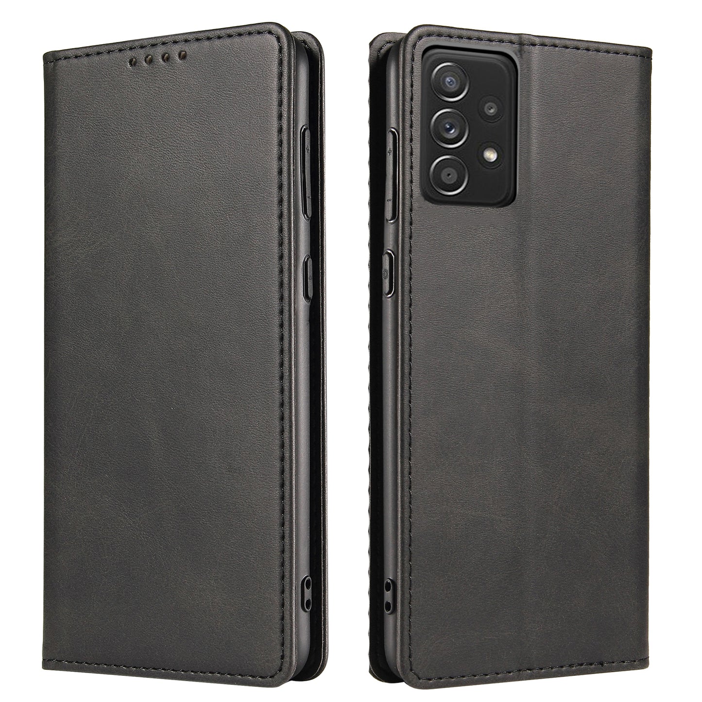 Strong Magnetic Closure Full Protection Cover Wallet Stand Leather Anti-scratch Phone Case for Samsung Galaxy A52 4G/5G/A52s 5G