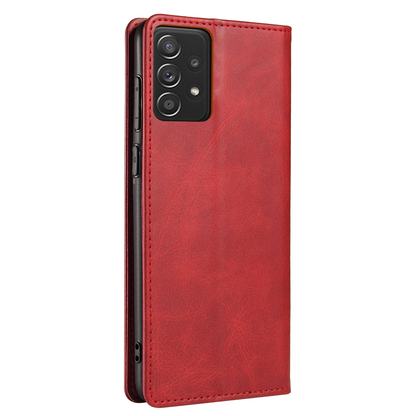 Strong Magnetic Closure Full Protection Cover Wallet Stand Leather Anti-scratch Phone Case for Samsung Galaxy A52 4G/5G/A52s 5G