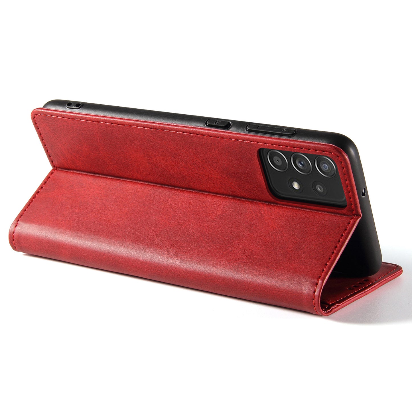 Strong Magnetic Closure Full Protection Cover Wallet Stand Leather Anti-scratch Phone Case for Samsung Galaxy A52 4G/5G/A52s 5G