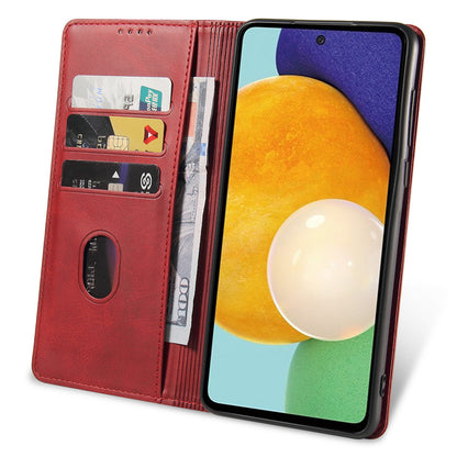 Strong Magnetic Closure Full Protection Cover Wallet Stand Leather Anti-scratch Phone Case for Samsung Galaxy A52 4G/5G/A52s 5G