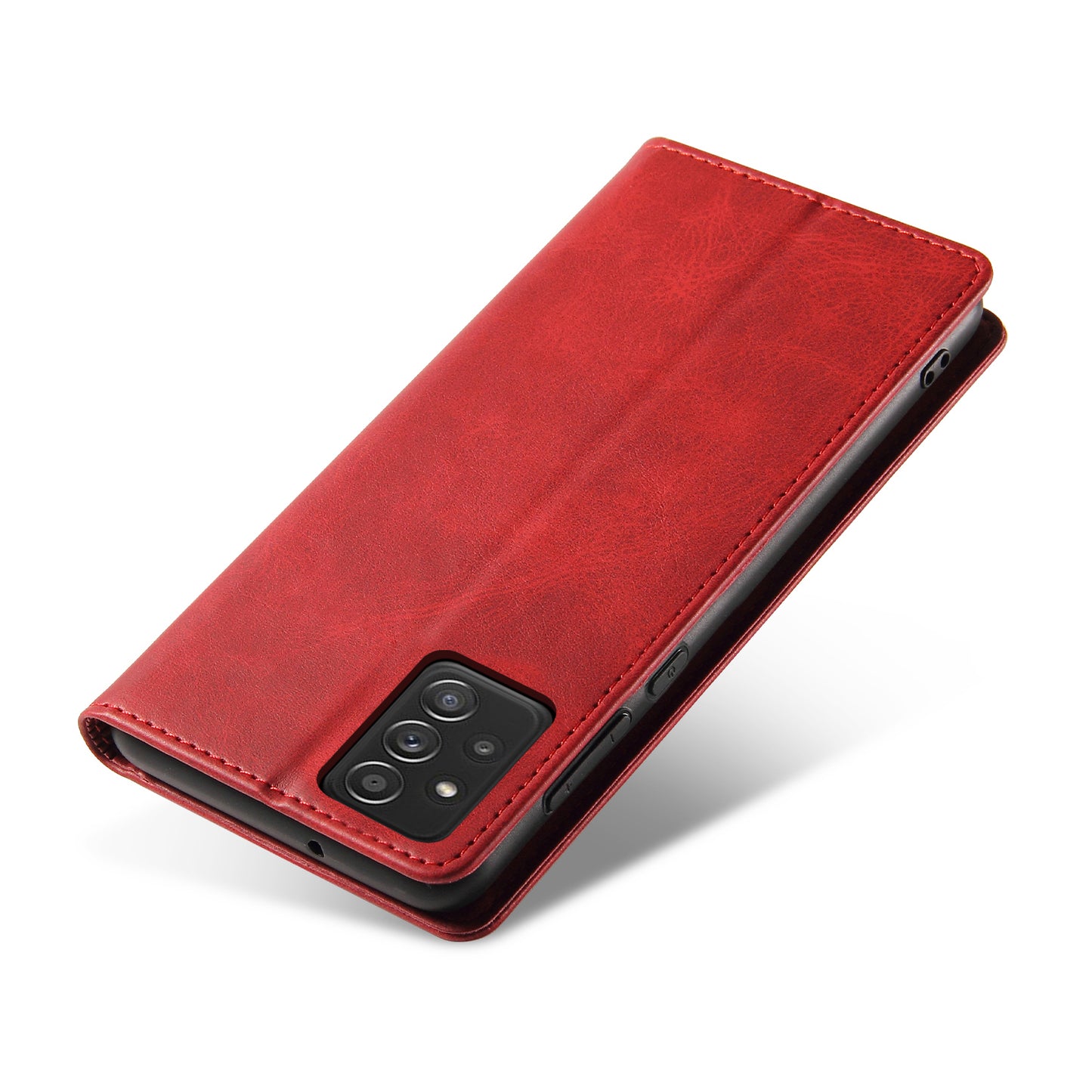 Strong Magnetic Closure Full Protection Cover Wallet Stand Leather Anti-scratch Phone Case for Samsung Galaxy A52 4G/5G/A52s 5G