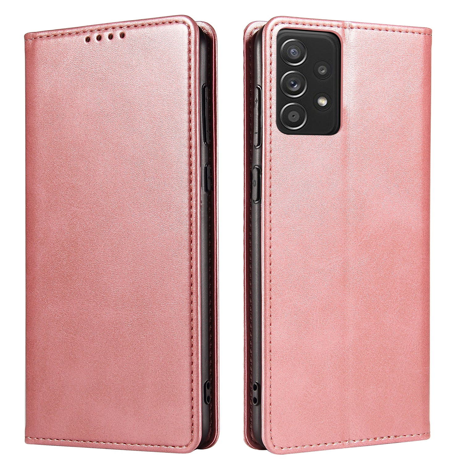 Strong Magnetic Closure Full Protection Cover Wallet Stand Leather Anti-scratch Phone Case for Samsung Galaxy A52 4G/5G/A52s 5G