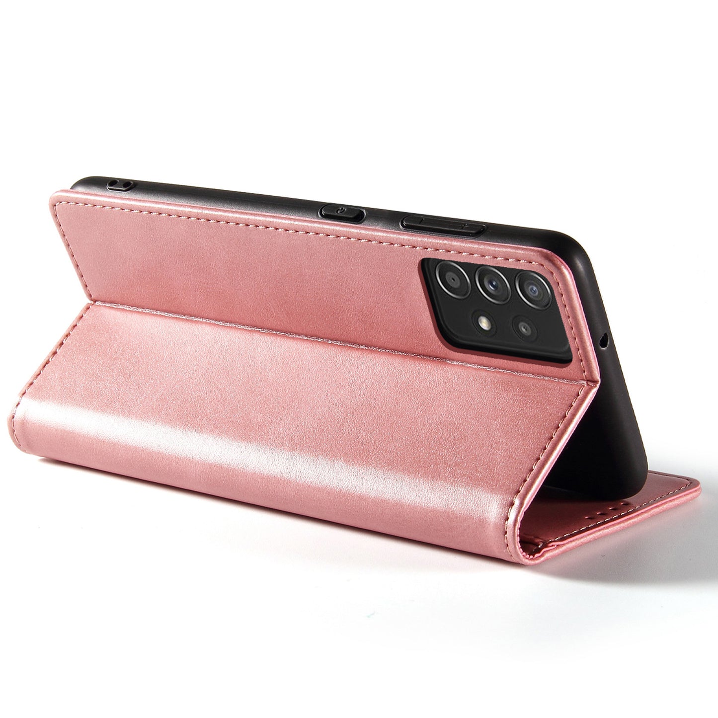 Strong Magnetic Closure Full Protection Cover Wallet Stand Leather Anti-scratch Phone Case for Samsung Galaxy A52 4G/5G/A52s 5G