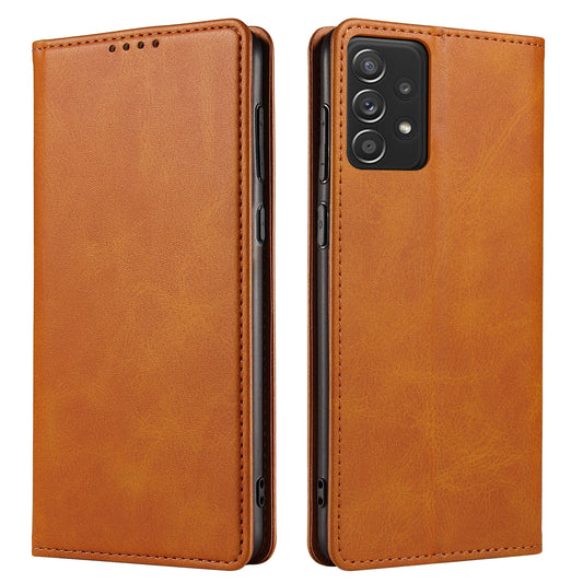 Strong Magnetic Closure Full Protection Cover Wallet Stand Leather Anti-scratch Phone Case for Samsung Galaxy A52 4G/5G/A52s 5G