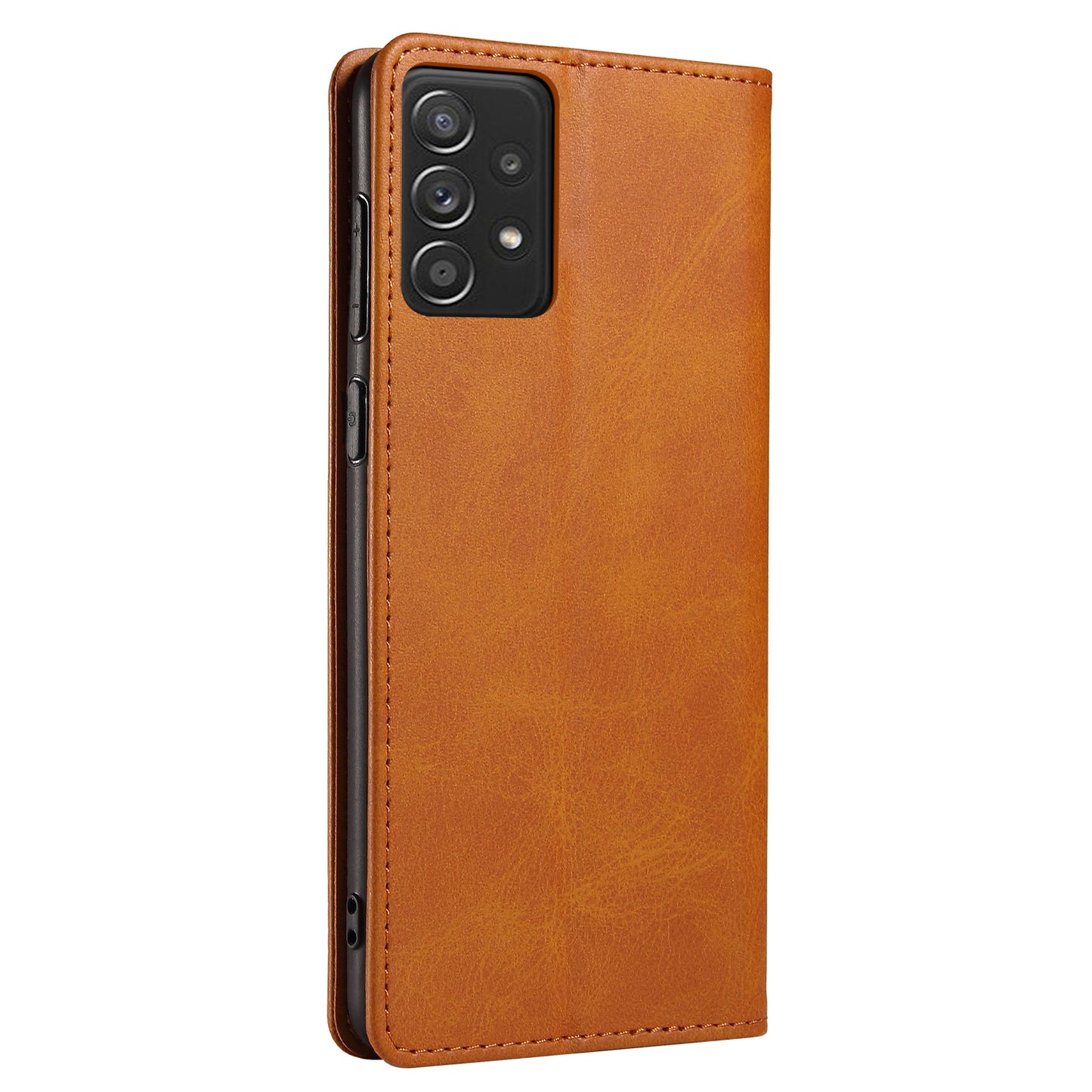 Strong Magnetic Closure Full Protection Cover Wallet Stand Leather Anti-scratch Phone Case for Samsung Galaxy A52 4G/5G/A52s 5G