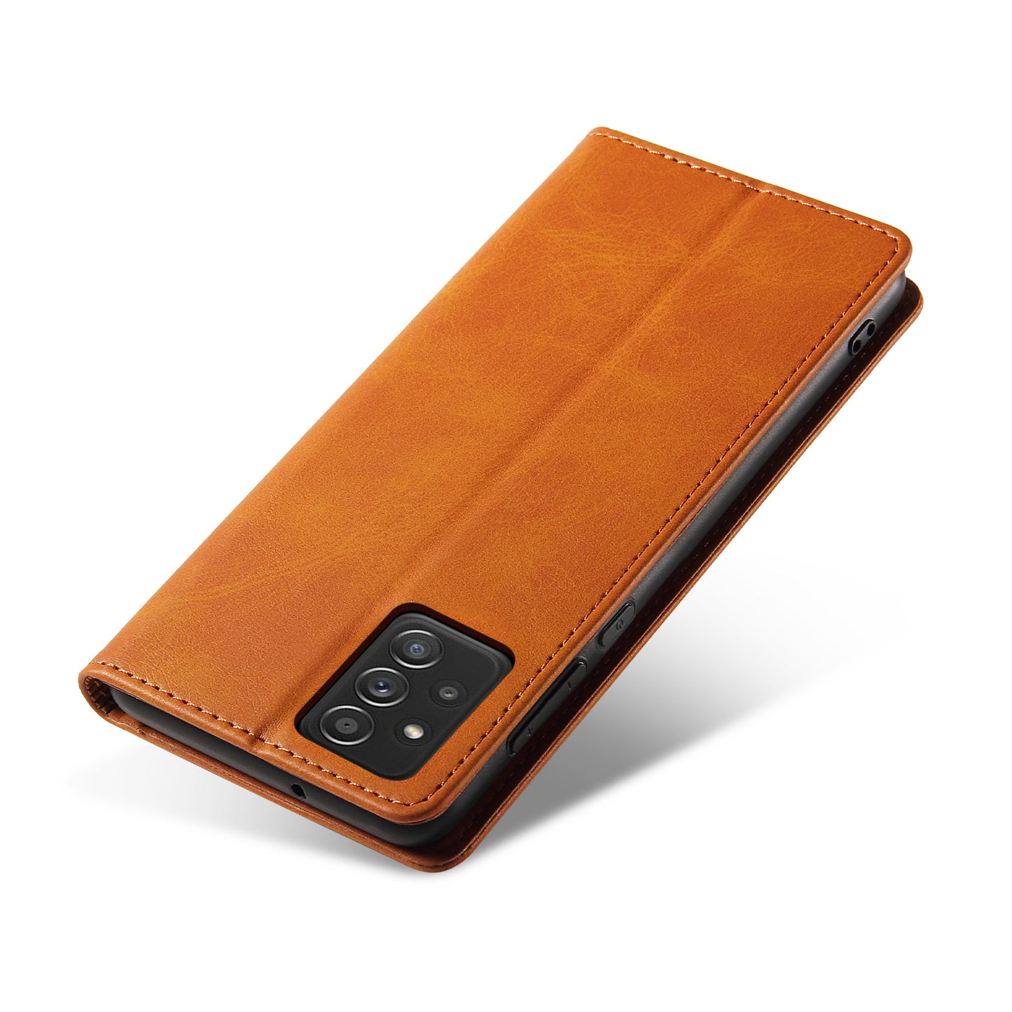 Strong Magnetic Closure Full Protection Cover Wallet Stand Leather Anti-scratch Phone Case for Samsung Galaxy A52 4G/5G/A52s 5G