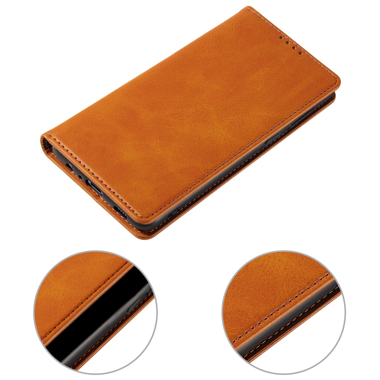 Strong Magnetic Closure Full Protection Cover Wallet Stand Leather Anti-scratch Phone Case for Samsung Galaxy A52 4G/5G/A52s 5G