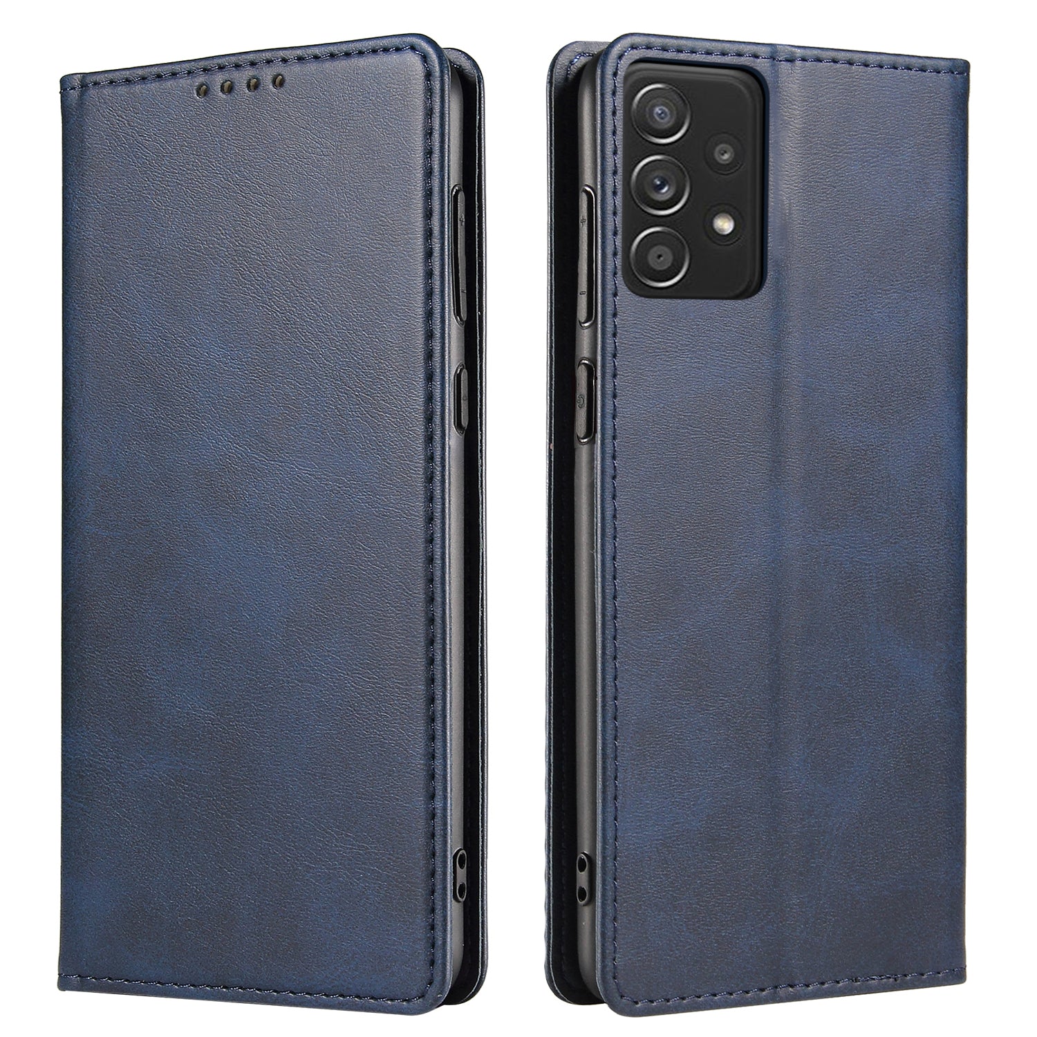 Strong Magnetic Closure Full Protection Cover Wallet Stand Leather Anti-scratch Phone Case for Samsung Galaxy A52 4G/5G/A52s 5G