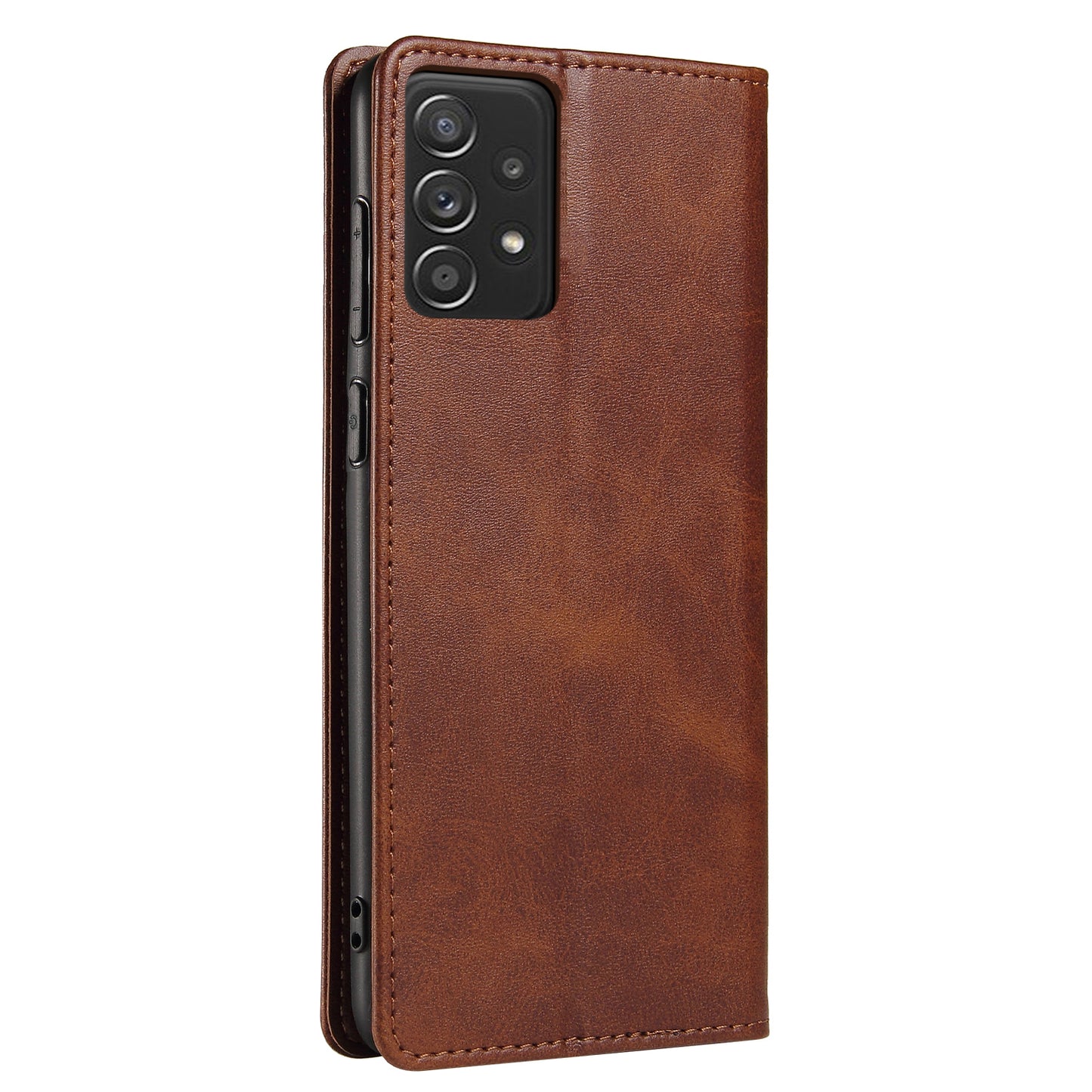 Strong Magnetic Closure Full Protection Cover Wallet Stand Leather Anti-scratch Phone Case for Samsung Galaxy A52 4G/5G/A52s 5G