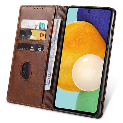 Strong Magnetic Closure Full Protection Cover Wallet Stand Leather Anti-scratch Phone Case for Samsung Galaxy A52 4G/5G/A52s 5G
