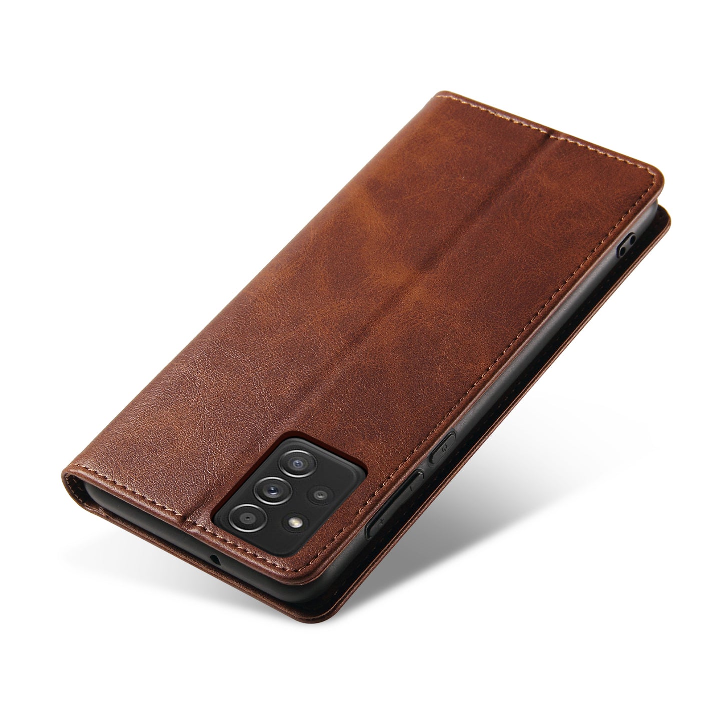 Strong Magnetic Closure Full Protection Cover Wallet Stand Leather Anti-scratch Phone Case for Samsung Galaxy A52 4G/5G/A52s 5G