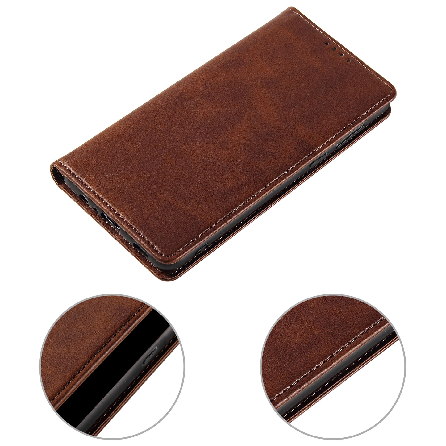 Strong Magnetic Closure Full Protection Cover Wallet Stand Leather Anti-scratch Phone Case for Samsung Galaxy A52 4G/5G/A52s 5G