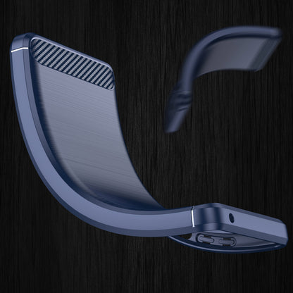 1.8mm Brushed Design Carbon Fiber Texture Soft TPU Anti-scratch Cover Case for Samsung Galaxy Note 10 4G/5G