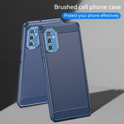 1.8mm Heat Dissipation TPU Case 1.8mm Brushed Surface Carbon Fiber Texture Phone Cover for Samsung Galaxy M52 5G