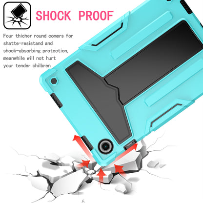 Foldable T-shaped Tablet Case with Kickstand PC Silicone Shockproof Protector Cover for Samsung Galaxy Tab A8 10.5 (2021)