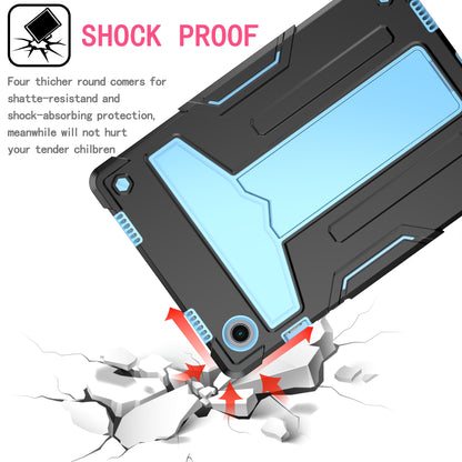 Foldable T-shaped Tablet Case with Kickstand PC Silicone Shockproof Protector Cover for Samsung Galaxy Tab A8 10.5 (2021)