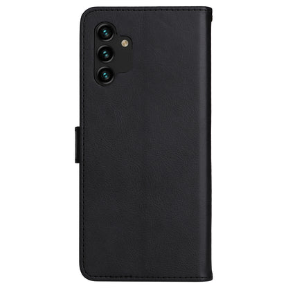 For Samsung Galaxy A13 4G KT Leather Series-2 Solid Color Flip Phone Case Wallet PU Leather + TPU Phone Cover with Supporting Stand