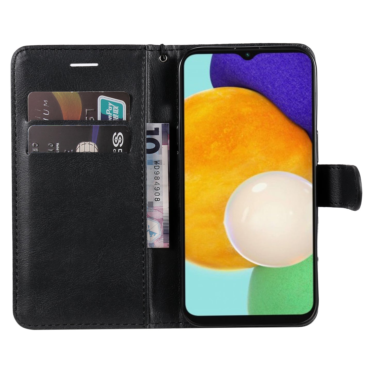 For Samsung Galaxy A13 4G KT Leather Series-2 Solid Color Flip Phone Case Wallet PU Leather + TPU Phone Cover with Supporting Stand