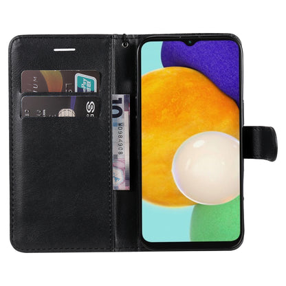 For Samsung Galaxy A13 4G KT Leather Series-2 Solid Color Flip Phone Case Wallet PU Leather + TPU Phone Cover with Supporting Stand