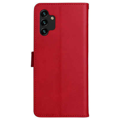 For Samsung Galaxy A13 4G KT Leather Series-2 Solid Color Flip Phone Case Wallet PU Leather + TPU Phone Cover with Supporting Stand