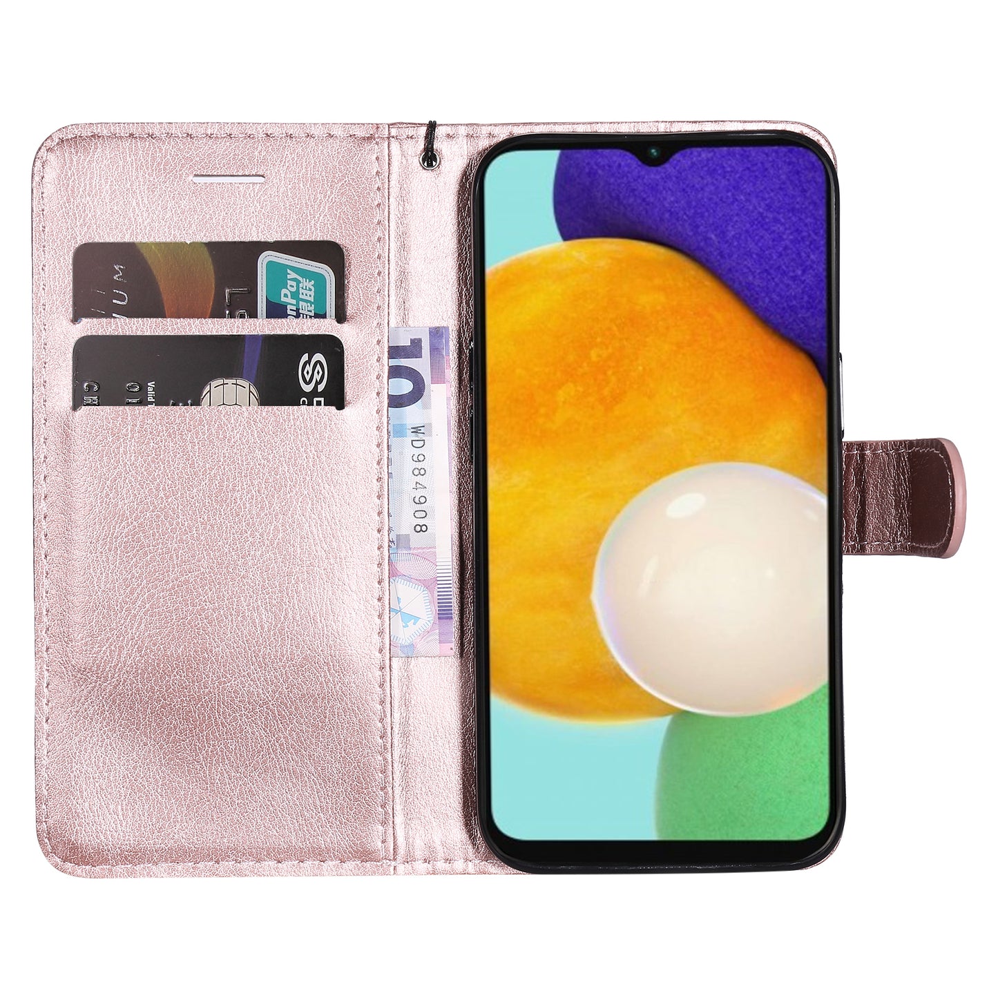 For Samsung Galaxy A13 4G KT Leather Series-2 Solid Color Flip Phone Case Wallet PU Leather + TPU Phone Cover with Supporting Stand