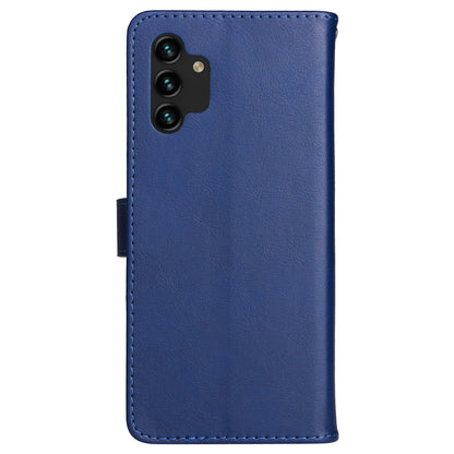 For Samsung Galaxy A13 4G KT Leather Series-2 Solid Color Flip Phone Case Wallet PU Leather + TPU Phone Cover with Supporting Stand