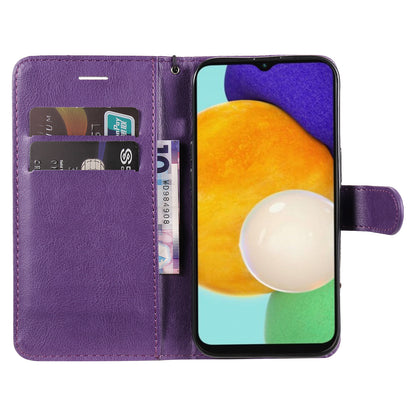 For Samsung Galaxy A13 4G KT Leather Series-2 Solid Color Flip Phone Case Wallet PU Leather + TPU Phone Cover with Supporting Stand