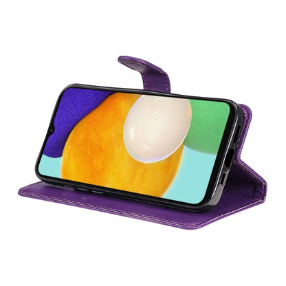 For Samsung Galaxy A13 4G KT Leather Series-2 Solid Color Flip Phone Case Wallet PU Leather + TPU Phone Cover with Supporting Stand