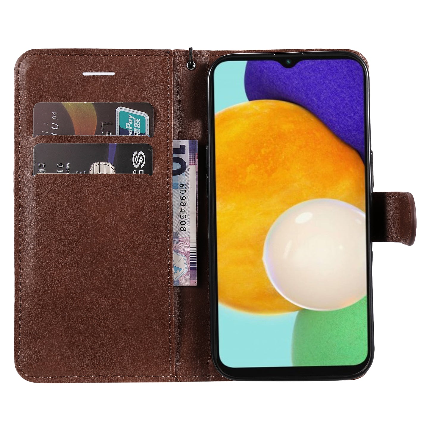 For Samsung Galaxy A13 4G KT Leather Series-2 Solid Color Flip Phone Case Wallet PU Leather + TPU Phone Cover with Supporting Stand