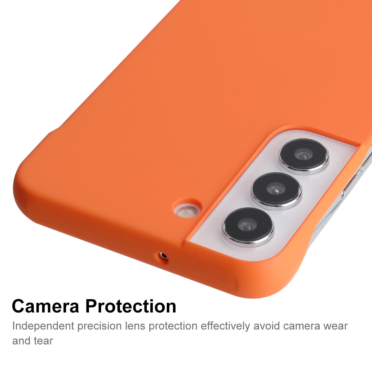 ENKAY HAT PRINCE Smartphone Case Bag Rubberized Matte Frameless Anti-scratch Hard PC Phone Shell for Samsung Galaxy S22+ 5G