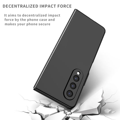 For Samsung Galaxy Z Fold3 5G Hard PC Rubberized Phone Case Anti-scratch Shock Absorbing Folding Phone Cover