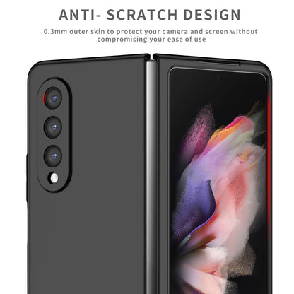 For Samsung Galaxy Z Fold3 5G Hard PC Rubberized Phone Case Anti-scratch Shock Absorbing Folding Phone Cover