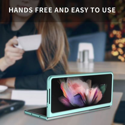 For Samsung Galaxy Z Fold3 5G Hard PC Rubberized Phone Case Anti-scratch Shock Absorbing Folding Phone Cover