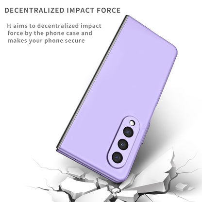 For Samsung Galaxy Z Fold3 5G Hard PC Rubberized Phone Case Anti-scratch Shock Absorbing Folding Phone Cover