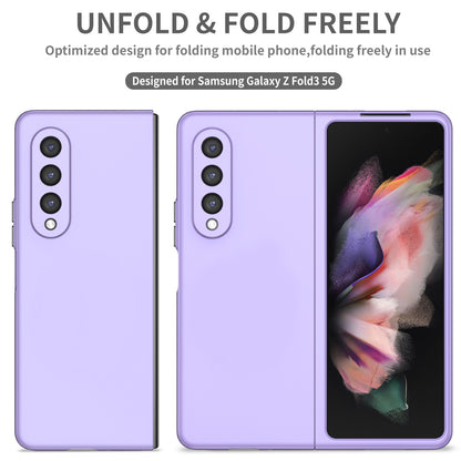 For Samsung Galaxy Z Fold3 5G Hard PC Rubberized Phone Case Anti-scratch Shock Absorbing Folding Phone Cover